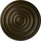 Ekena Millwork Carton Ceiling Medallion (For Canopies up to 2 5/8"), Hand-Painted Green Gold, 12 5/8"OD x 1"P CM13CAGGS - alternate 1